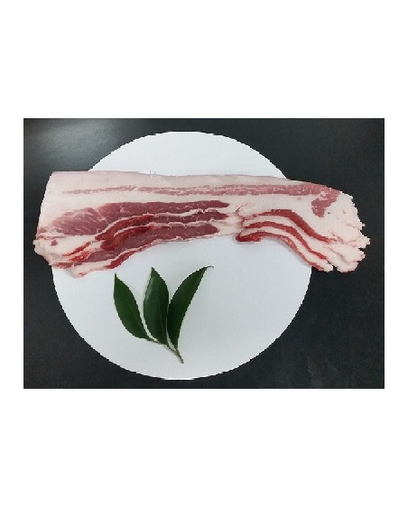 Panceta de cerdo ibérico fresca