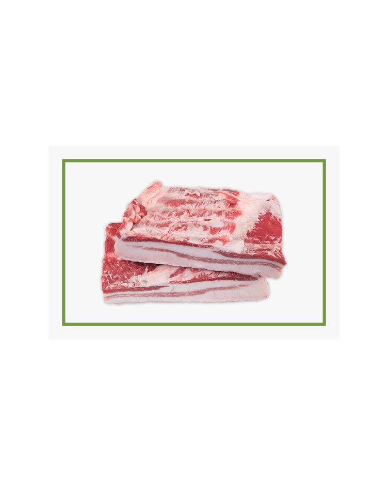 Panceta de cerdo ibérico fresca
