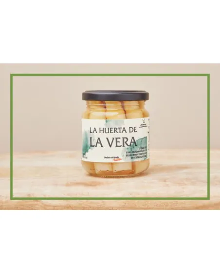 Yemas de Espárragos de la Vera Delgadas | Frasco de Cristal Ideal para Ensaladas