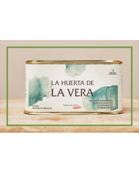 Espárragos Blancos de la Vera Extra | Lata de 720cc de Calibre Grueso (9-12 unidades)