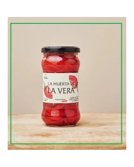 Pimientos del Piquillo Enteros Huerta Vera | Conserva Artesanal Gourmet