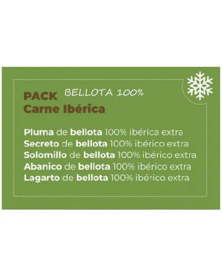 Carne Ibérica Pack BELLOTA 100%