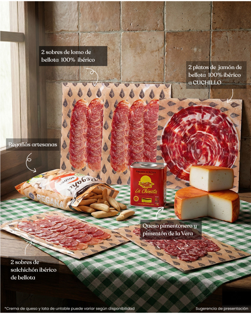 PACK REGALO AROMA EXTREMEÑO 100% IBÉRICO