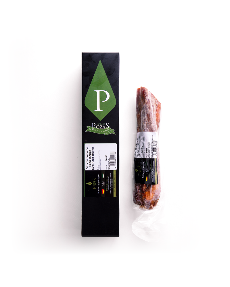 Estuche Lomo de Cebo Ibérico 50%Raza Ibérica