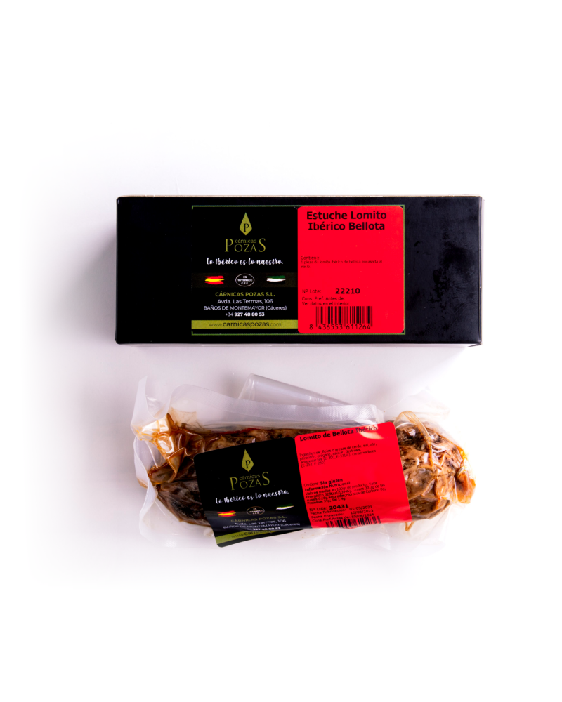 Estuche de lomito ibérico de Bellota