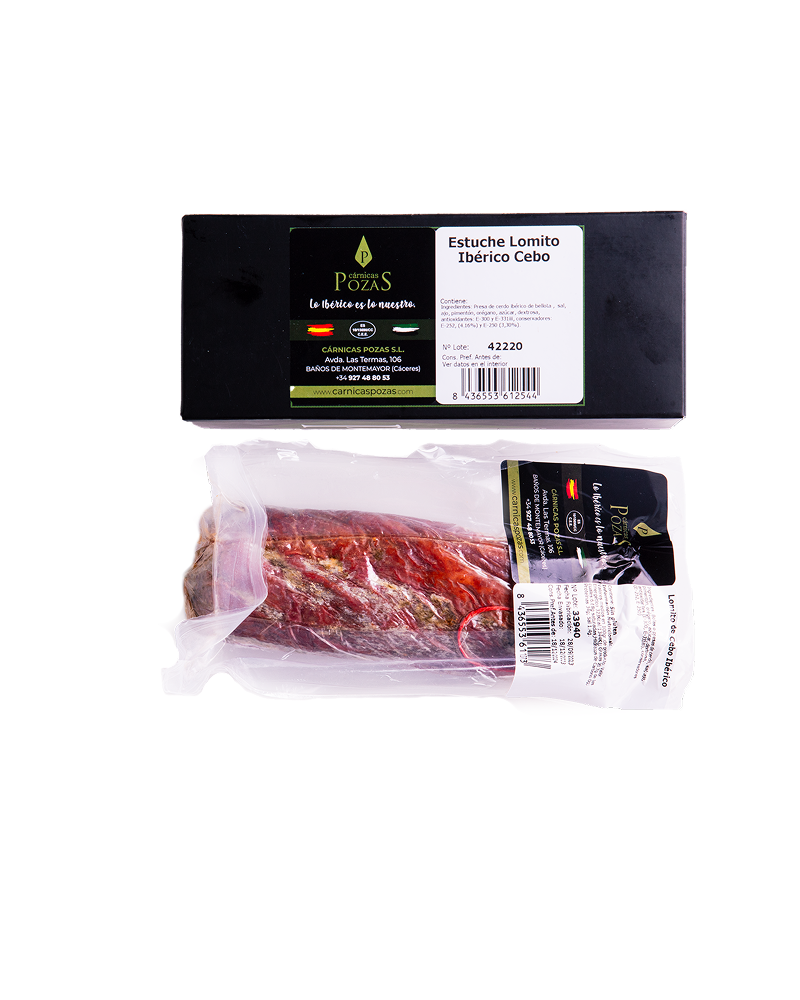 Estuche de lomito ibérico de Bellota