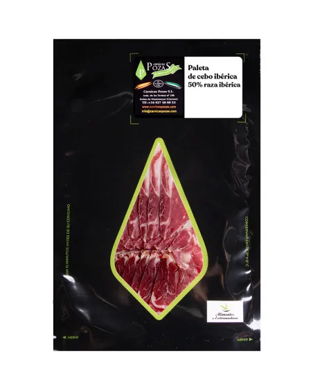 PALETA de cebo ibérica 50%Raza Ibérica LONCHEADA