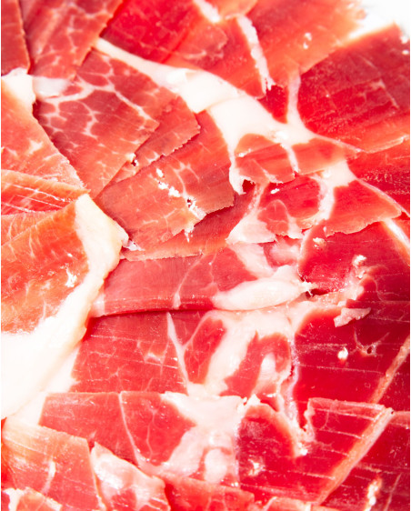 jamón de bellota ibérico 50 Raza ibérica corte a  CUCHILLO