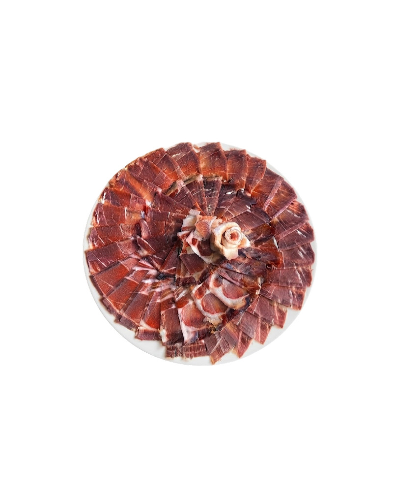PLATO jamón de cebo ibérico 50%Raza ibérica a CUCHILLO