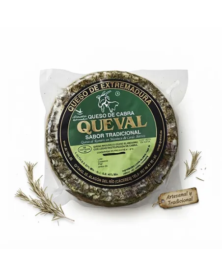 Queso de Cabra al Romero Queval (0,8-1kg) | Comprar Online