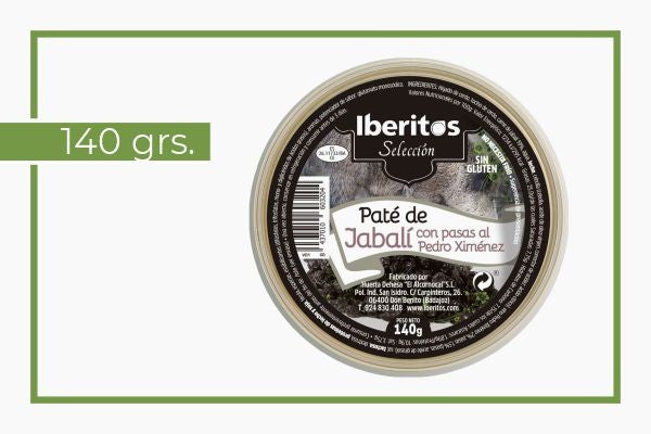 Paté de Jabalí con Pasas al Pedro Ximénez